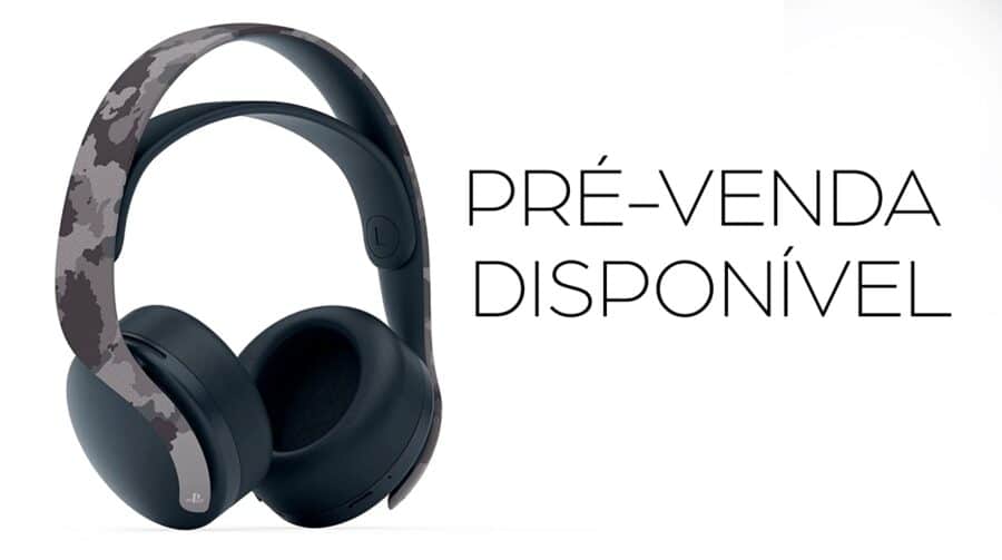 Pré-venda do Headset sem fio Pulse 3D Gray Camouflage está aberta