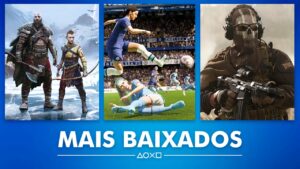 Sony revela os jogos mais baixados de novembro de 2022 na PS Store