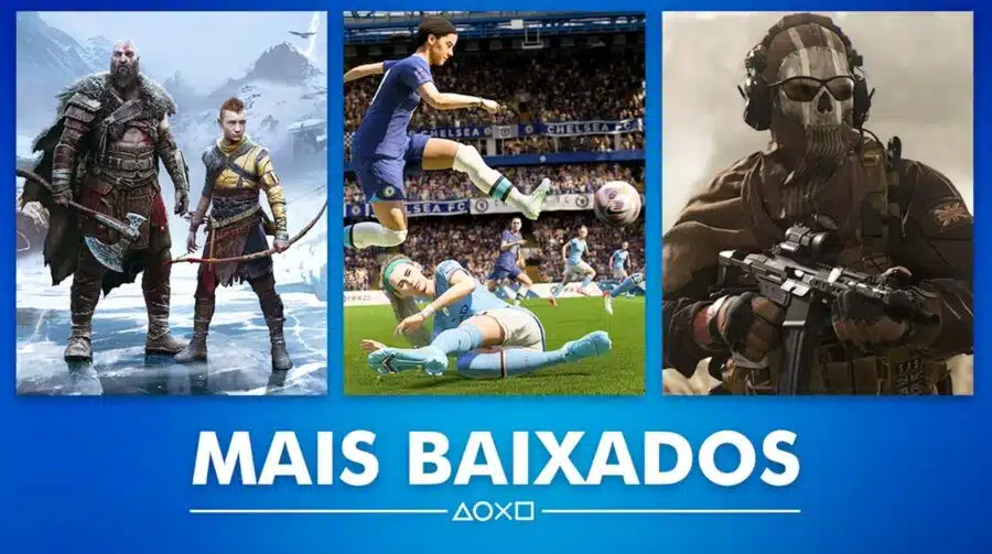 Sony revela os jogos mais baixados de novembro de 2022 na PS Store