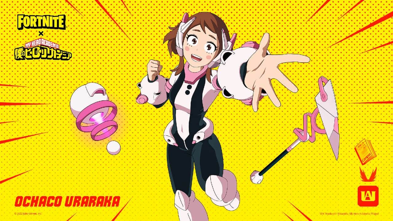 PLUS ULTRA! Crossover de Fortnite e My Hero Academia está disponível 4 Uraraka Fortnite
