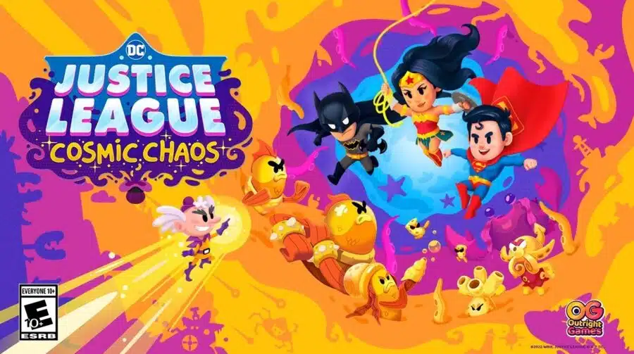 Com arte cartunesca, DC's Justice League: Cosmic Chaos é anunciado para março