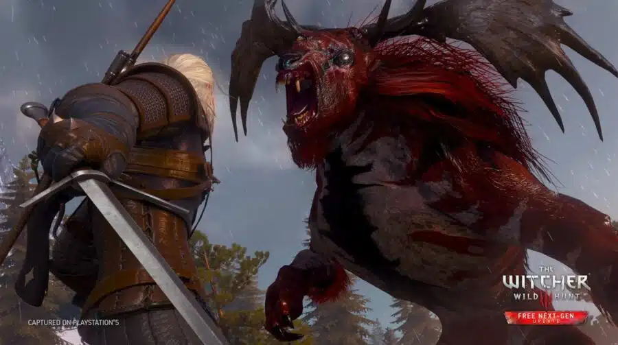 The Witcher 3 de PS5 traz suporte ao DualSense, Cartões de Atividade e mais