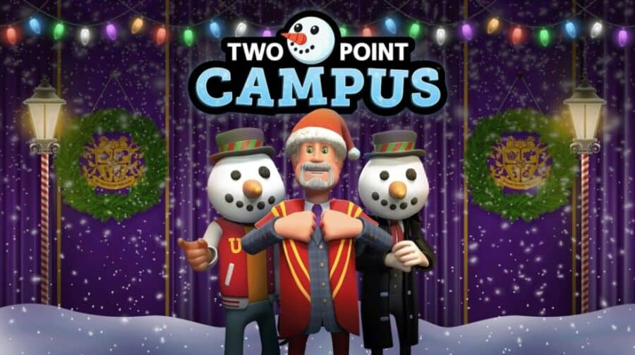 Ho ho ho! Update de Natal está disponível para Two Point Campus