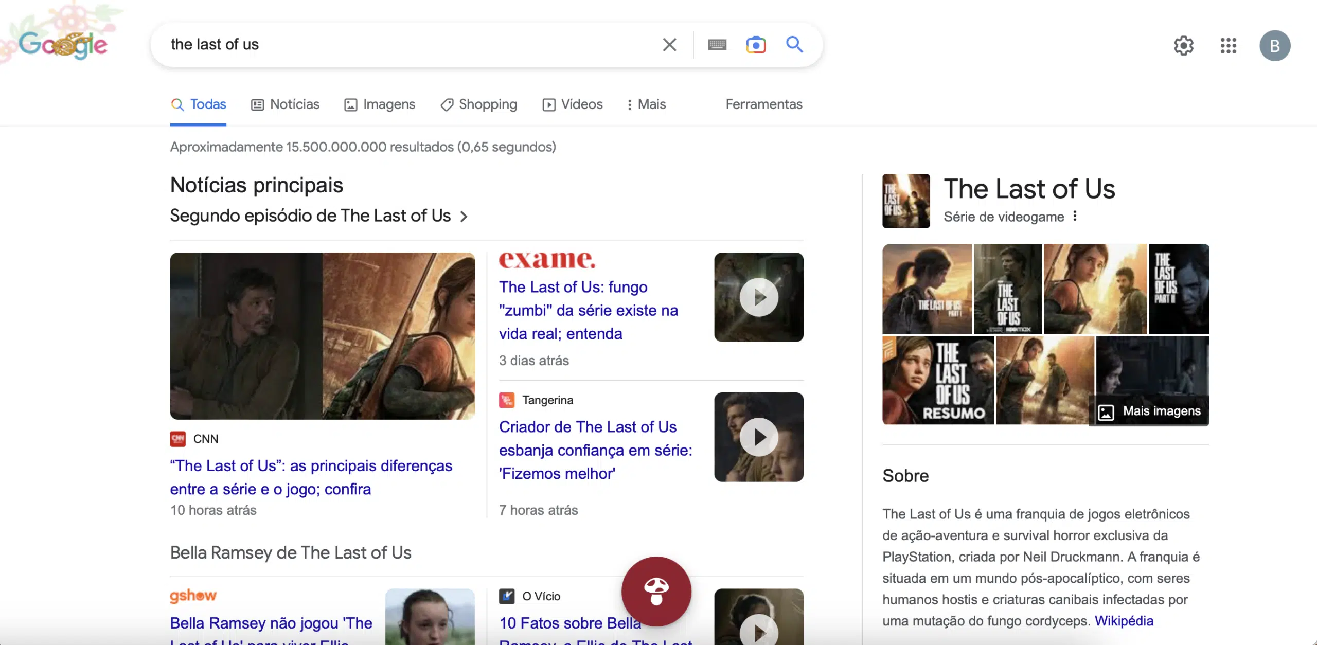 The Last of Us no Google