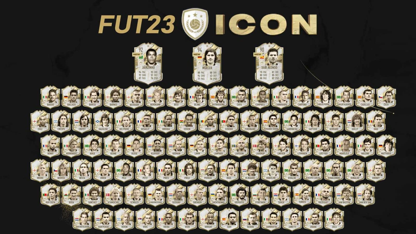 ICONs de FIFA 23: código do jogo indica novas cartas