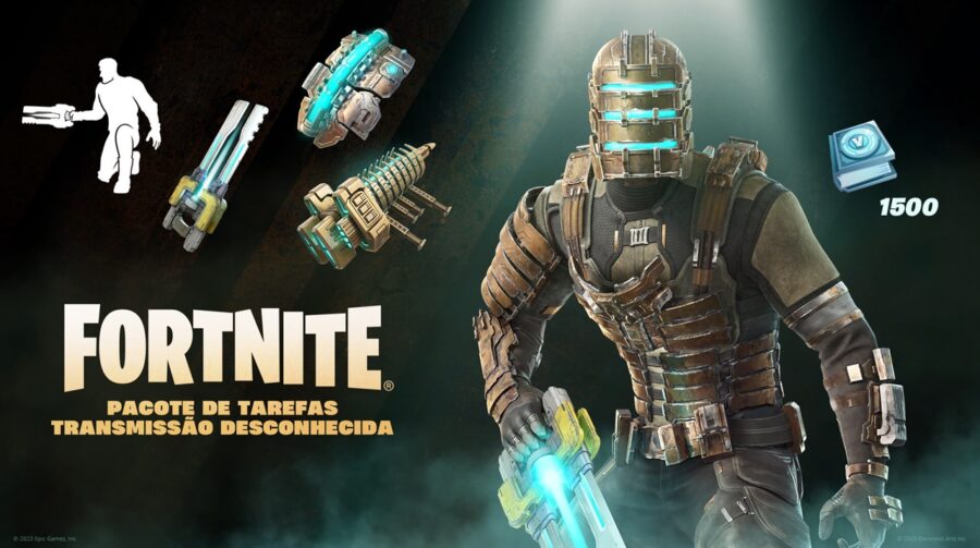 De Ishimura para a Ilha! Skin de Dead Space já está disponível em Fortnite