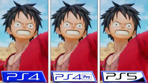 Compare One Piece Odyssey rodando no PS4, PS4 Pro e PS5