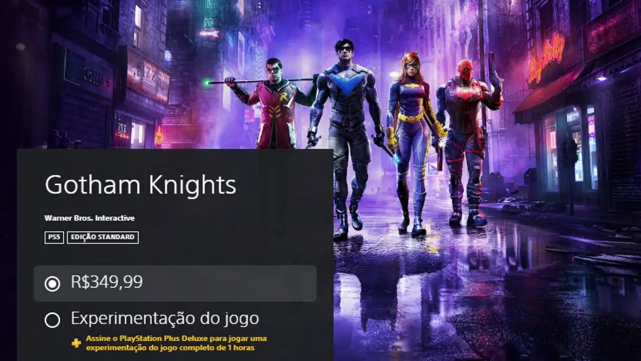 PS Plus Deluxe Gotham Knights