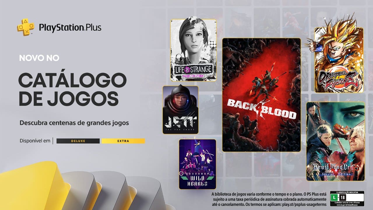 PS Plus Extra e Deluxe jogos de janeiro de 2023 disponíveis