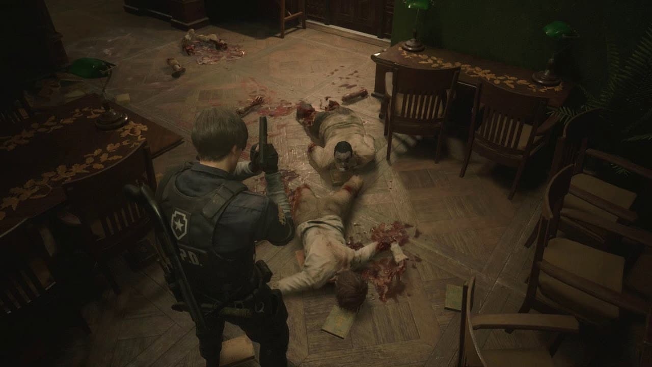 Mecânica de desmembramento de Resident Evil 2 em Resident Evil 4