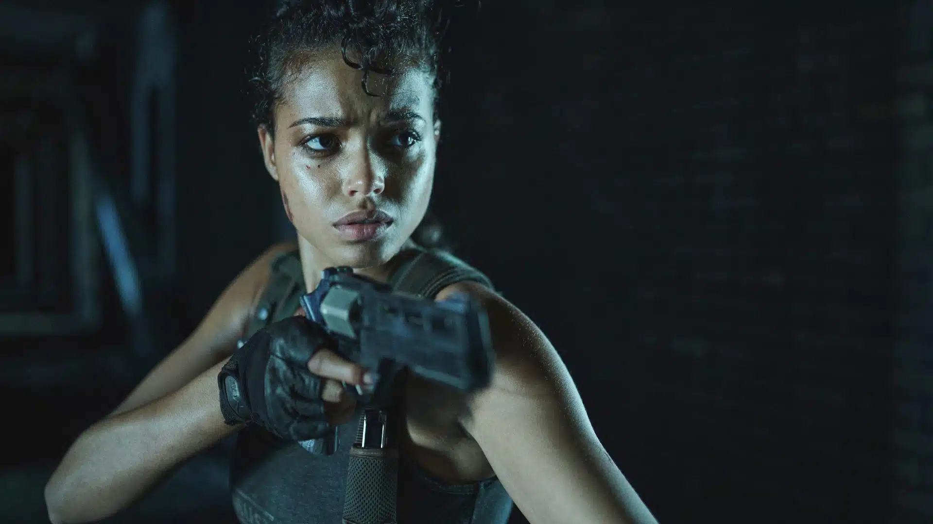 Ella Balinska em Resident Evil (Netflix), 2022