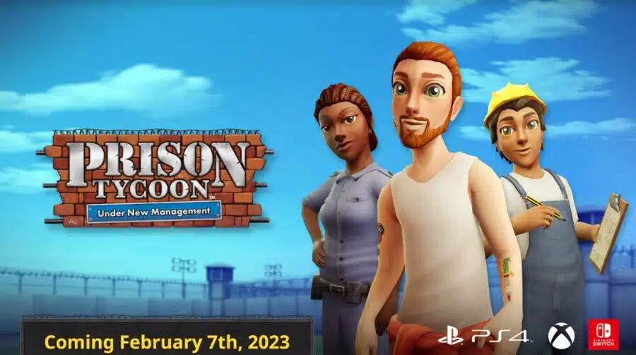 Prison Tycoon: Under New Management chega em fevereiro ao PS4