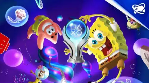 Platina do jogo do Bob Esponja promete ser muito divertida