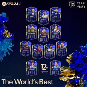 TOTY de FIFA 23: Haaland é 12º jogador e Vini Jr tem “menção honrosa”
