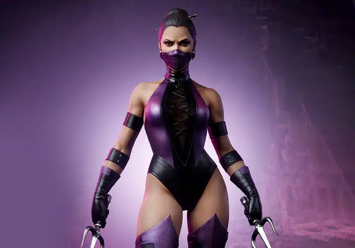 Empresa lança linda estatueta de Mileena, do Mortal Kombat, por R$ 6 mil