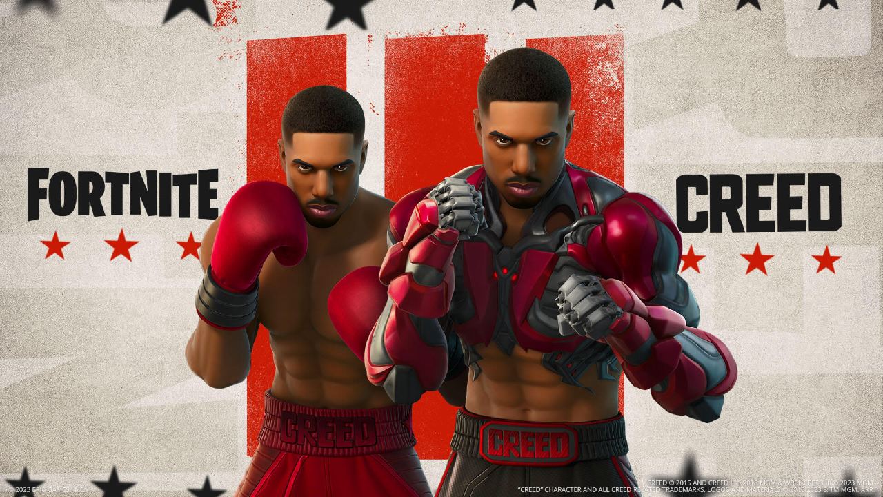 É ele! Em crossover com Creed, Fortnite receberá skin de Michael B. Jordan 1 Creed no Fortnite