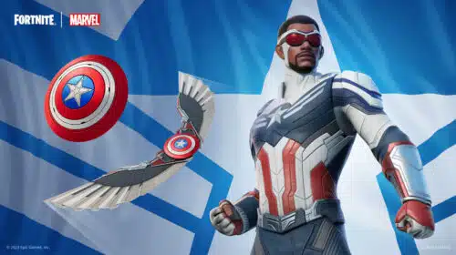 Capitão América de Sam Wilson é a nova skin de Fortnite