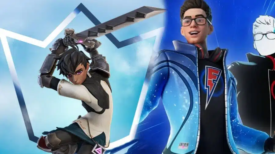 Cavaleiro da Fenda e Flakes Power são as novas skins do Fortnite