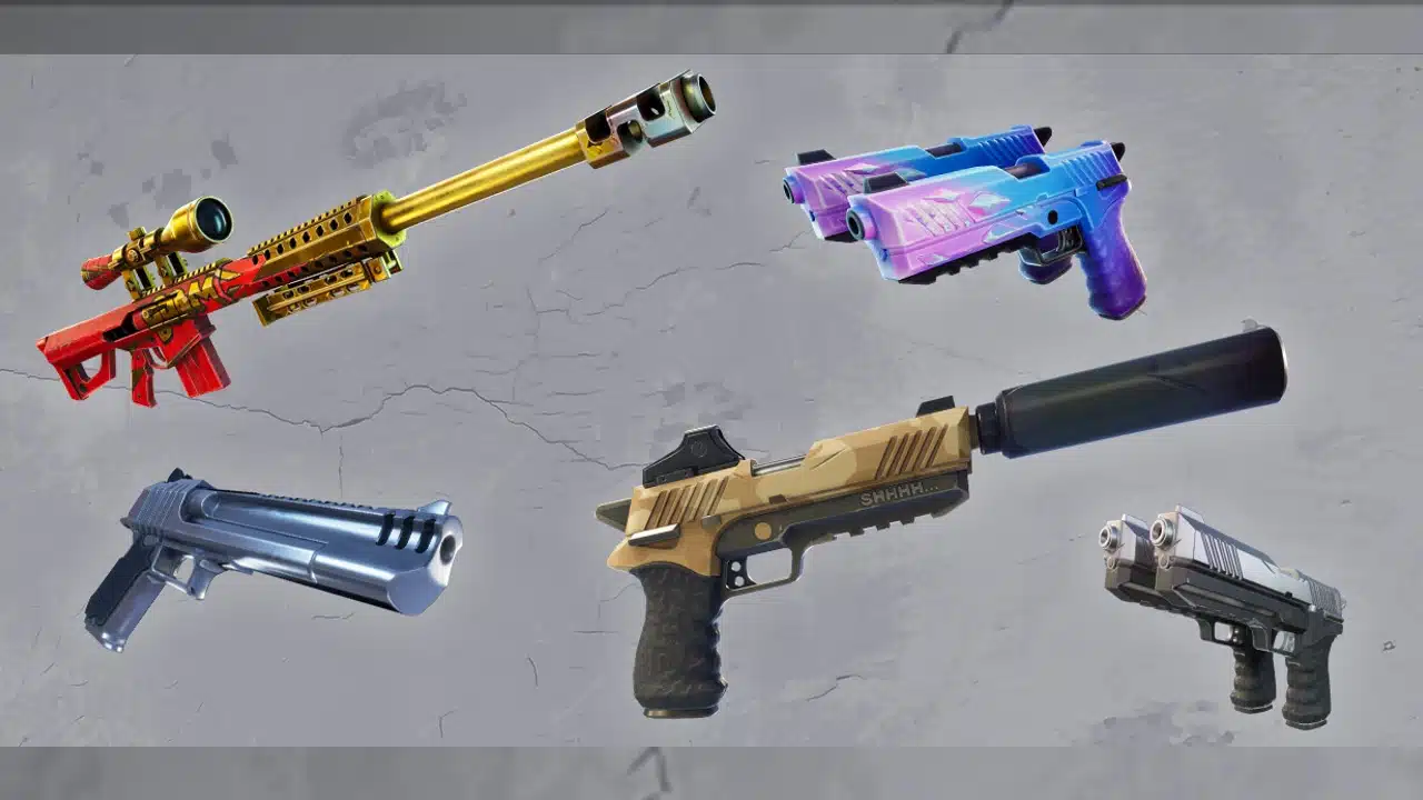 Fortnite Mais Procurados armas