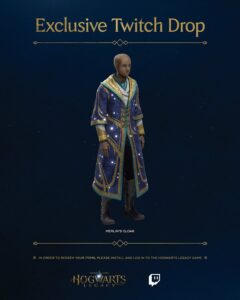 Hogwarts Legacy: Capa de Merlin terá novo drop na Twitch