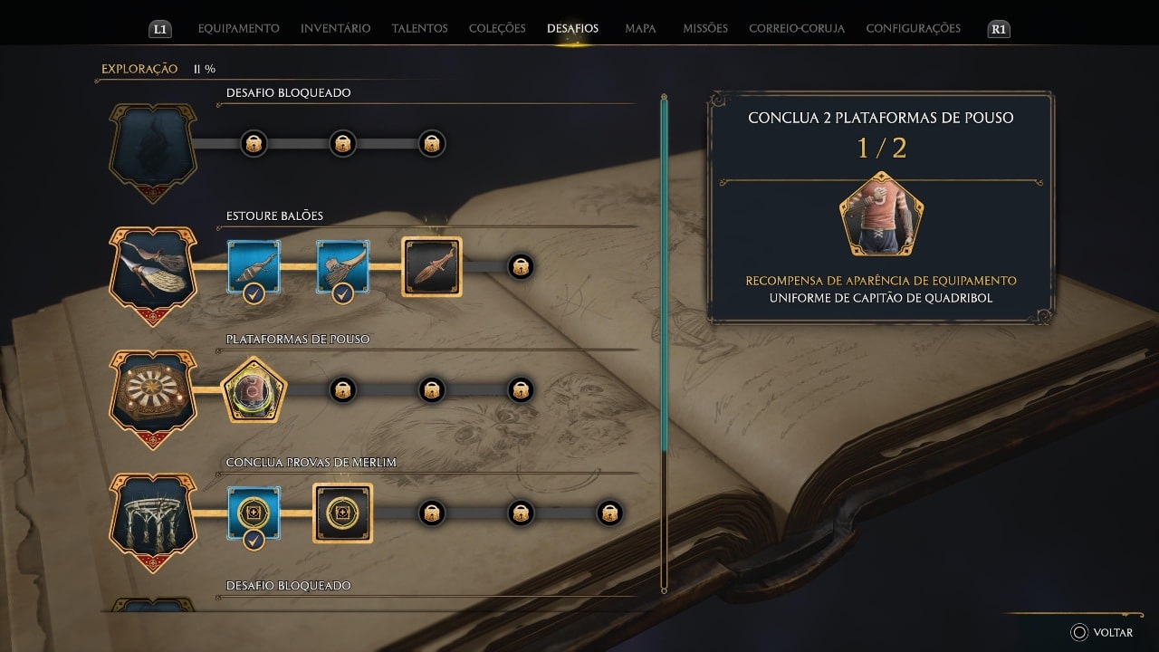 Como mudar a aparência das suas roupas em Hogwarts Legacy 2 HOgwarts Legacy Desafios