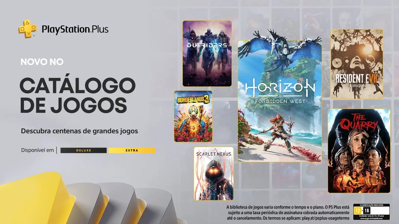 PS Plus Extra e Deluxe: jogos que sairão em fevereiro