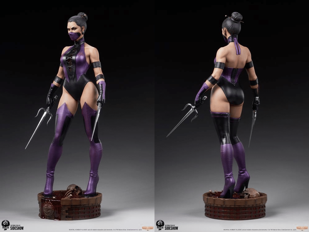 estatueta mileena mortal kombat