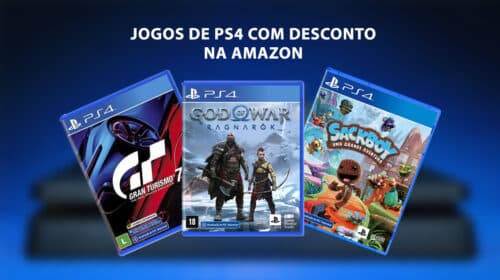God of War Ragnarok, GT 7 e mais! Amazon oferece descontos em jogos de PS4