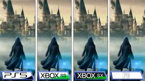 Muita diferença? Compare Hogwarts Legacy rodando no PS5, Xbox Series X|S e no PC