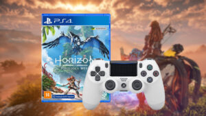 Amazon oferece combo DualShock 4 + Horizon Forbidden West com desconto