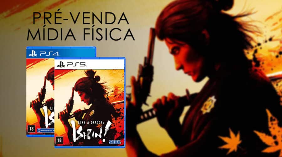 JOGO PS4 COMO UM DRAGÃO: ISHIN