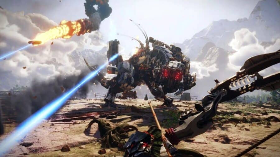 Trailer de lançamento de Horizon Call of the Mountain tem lutas intensas