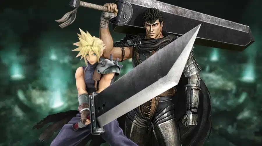 Guts, é você? Cloud, de Final Fantasy VII, seria um herói no estilo 