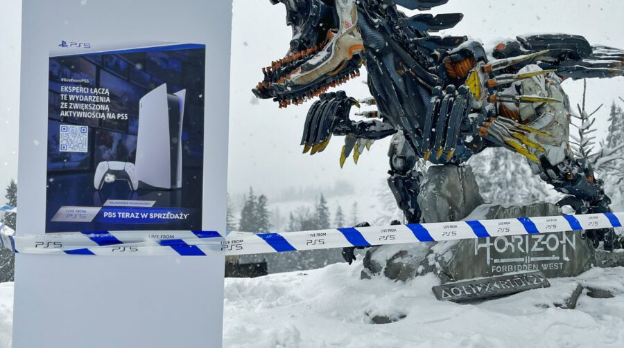 Ao vivo do PS5: Garraveloz de Horizon aparece na Polônia