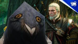 Pombo de The Witcher 3 de PS5 vira meme nas redes sociais