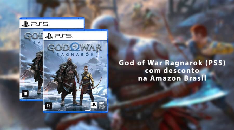 God of War Ragnarok de PS5 está em oferta na  Brasil