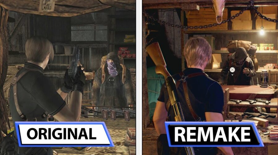 Resident Evil 4 Remake, Original VS Remake