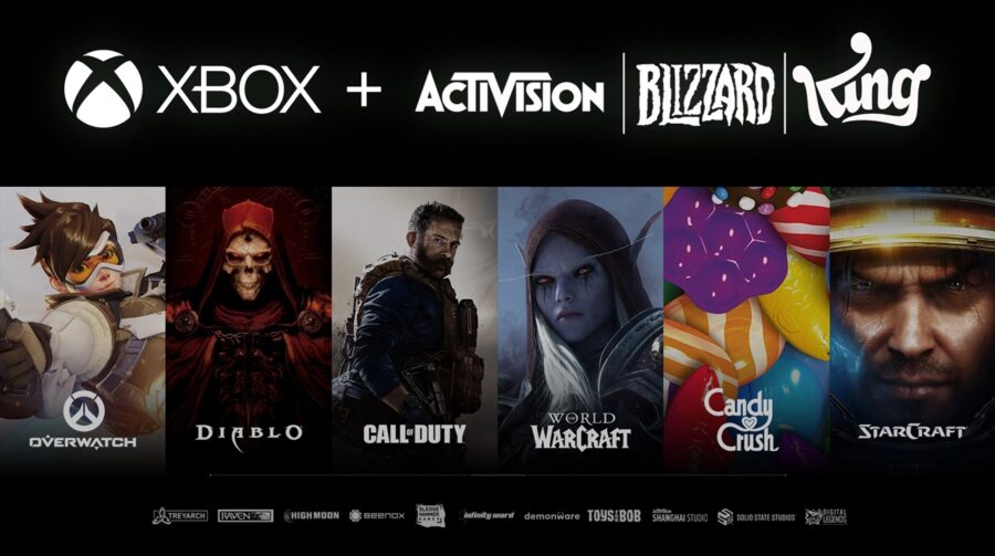 Seis estúdios estão a favor da Microsoft na aquisição da Activision