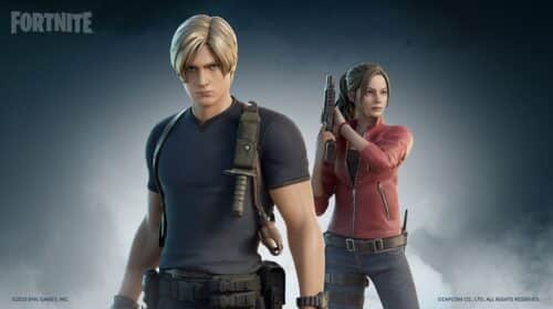 Skins de Leon e Claire, de Resident Evil, estão disponíveis em Fortnite
