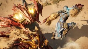 Levantou poeira! Gameplay de Atlas Fallen tem combate no deserto