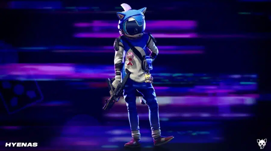 Sonic, é você? Mascote da SEGA inspira traje Hero-Ki de Hyenas