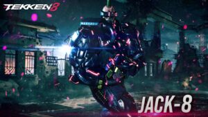 Jack-8, o aniquilador hi-tech, é destaque em novo trailer de Tekken 8