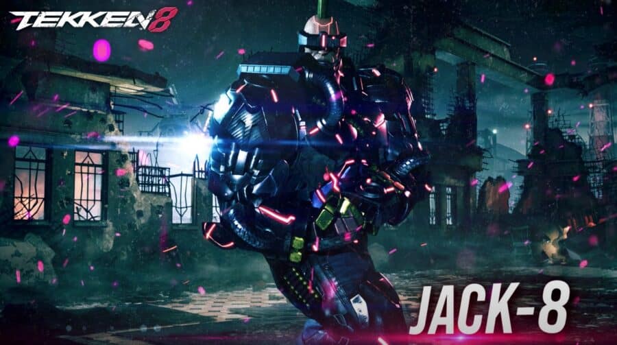 Jack-8, o aniquilador hi-tech, é destaque em novo trailer de Tekken 8