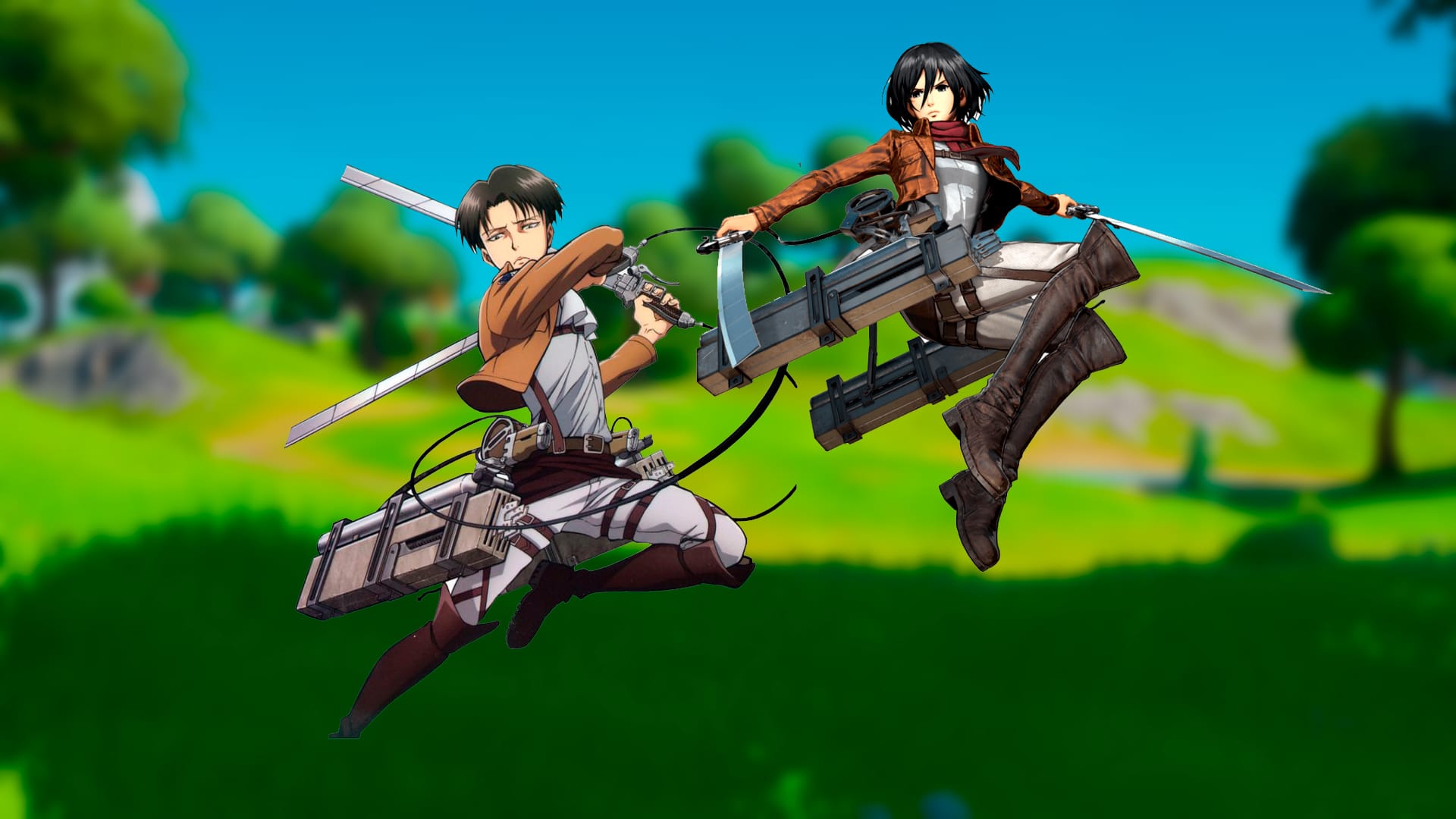 Fortnite Levi E Mikasa De Attack On Titan Chegam Em Abril