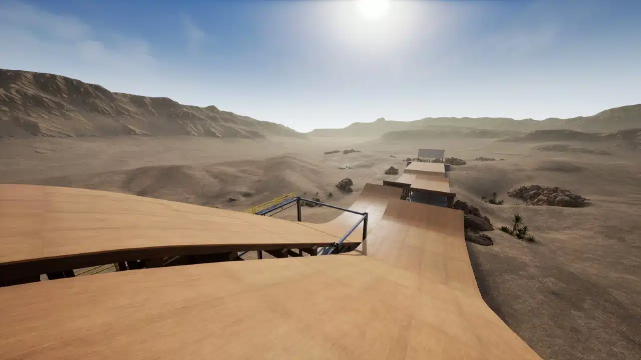 Mega Rampa em VR Skater