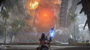 Fã surpreende com estratégia explosiva em Horizon Forbidden West