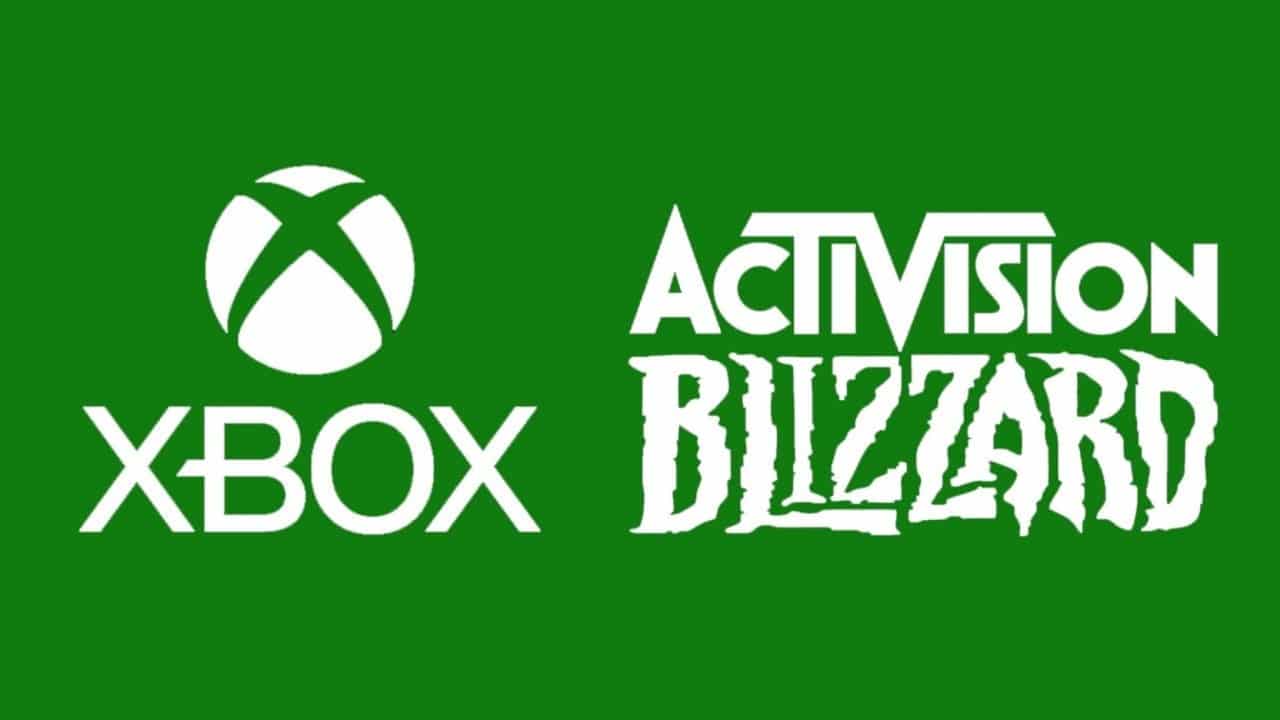 Microsoft e logo da activision blizzard