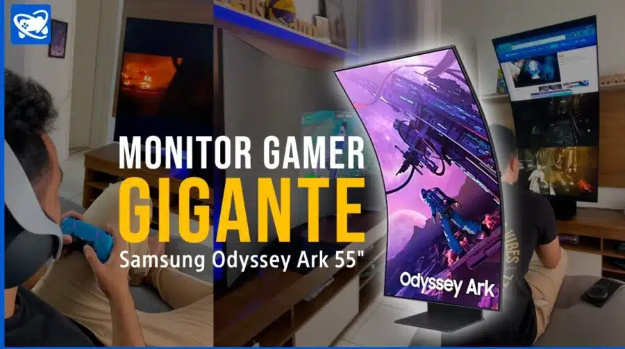 Samsung Ark Odyssey: Minha experiência jogando PS5 em um monitor de R$ 20 mil