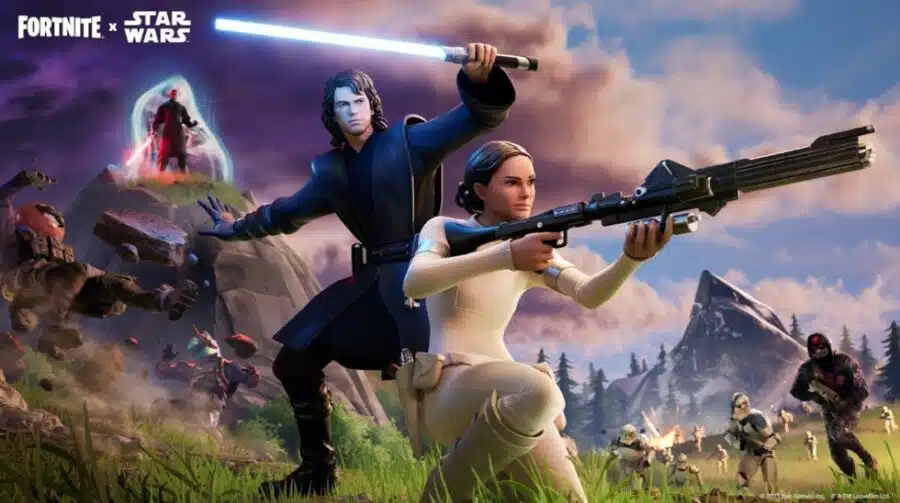 Update de Fortnite traz Anakin, Darth Maul e mais personagens de Star Wars