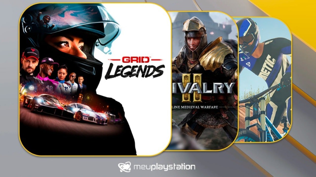 PS Plus de maio tem Grid Legends, Chivalry 2 e mais jogos grátis